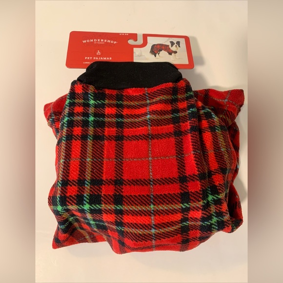 Wondershop Other - Pet Pajamas Large Size Red Plaid NEW